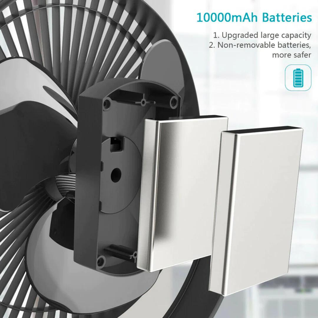 Rechargeable Battery Operated Clip on Fan