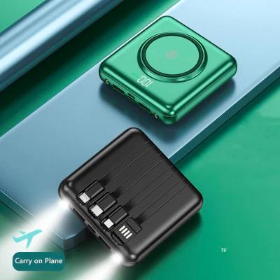 Power Bank with 4 Built in 1 Cable 20000 mAh