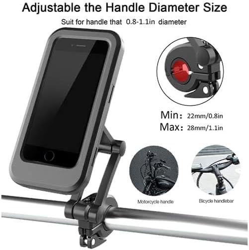 Waterproof case phone holder