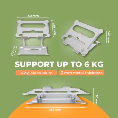 Adjustable Laptop Stand for Desk