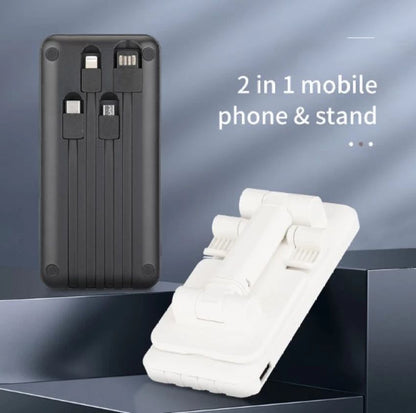 2 IN 1 Power Bank With Holder Phone